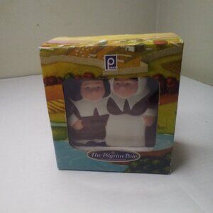 The Pilgrim Pair Collectable Napkin Holder Publix Ceramic